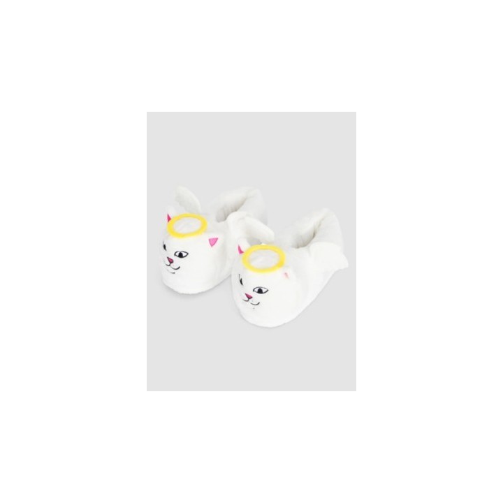RIPNDIP Angel Plush Slippers Sandalen white