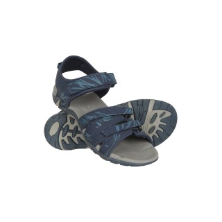 Santorini Weite Damen-Sandalen - Marineblau