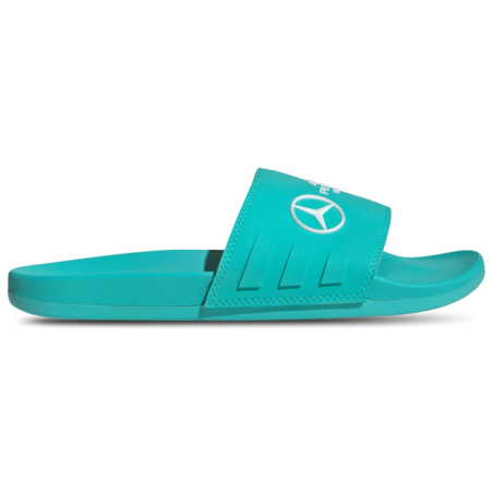 Adidas adilette Herren Flip-Flops und Sandalen - Türkis - Größe: 40 2/3 - Gummi - Foot Locker