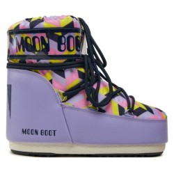 Schneeschuhe Moon Boot Mb Icon Low Optical 80D1409550 Violett