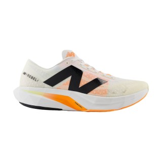 New Balance FuelCell Rebel v4 Schuhe Weiß Orange SS25, Größe 40 - EUR
