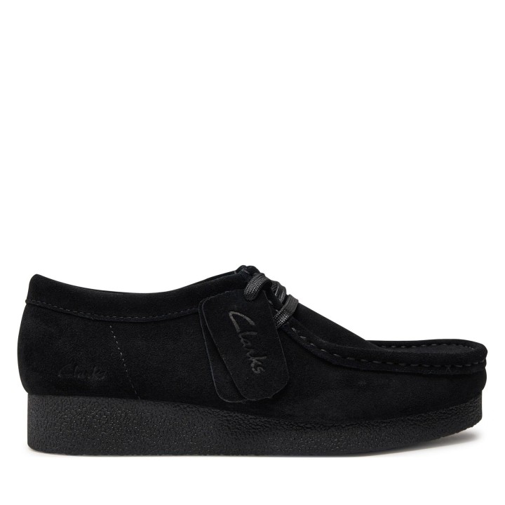 Halbschuhe Clarks Wallabee Evo Sh 26174746 Schwarz