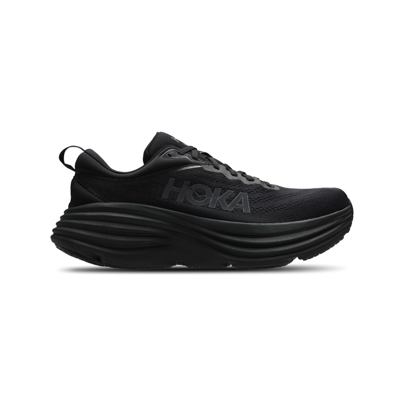 Hoka Bondi 8 Herren Schuhe - Schwarz - Größe: 41 1/3 - Netz/Synthetik - Foot Locker