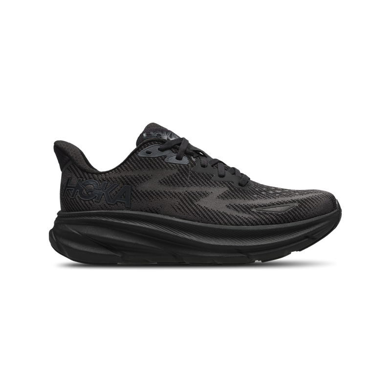 Hoka Clifton 9 Damen Schuhe - Schwarz - Größe: 36 2/3 - Netz/Synthetik - Foot Locker