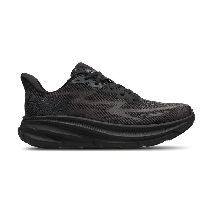 Hoka Clifton 9 Damen Schuhe - Schwarz - Größe: 36 2/3 - Netz/Synthetik - Foot Locker