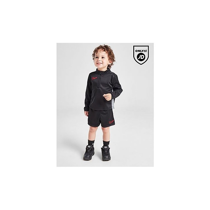 Nike Academy 1/4 Zip Top/Shorts Set Infant - Black, Black