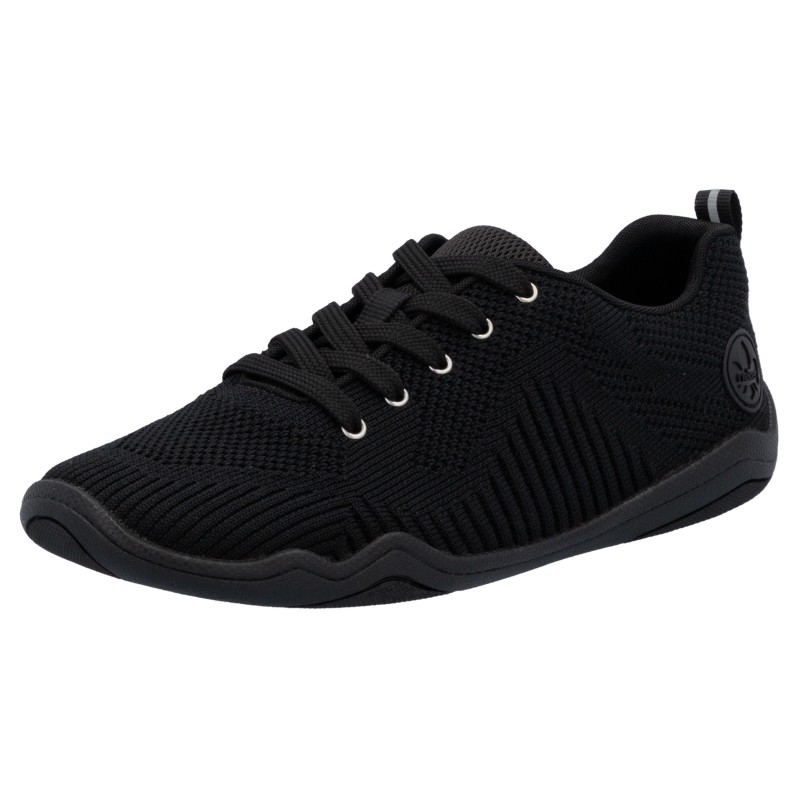 Rieker Sneaker, Barfußschuh, Schnürschuh, Halbschuh mit Schaftrandpolsterung