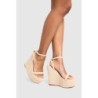 Platform-Wedges Mit Keilabsatz - Natural - 39, Natural