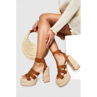 Espadrilles Mit Cut-Out Detail - Taupe - 39, Taupe