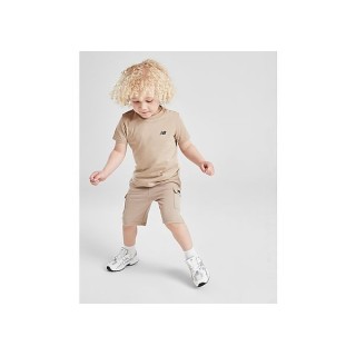 New Balance Linear T-Shirt/Shorts Set Babys - Beige, Beige