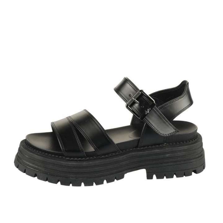 Buffalo Sandale - LENNOX TS SANDAL - EU36 bis EU41 - für Damen - Größe EU36 - schwarz