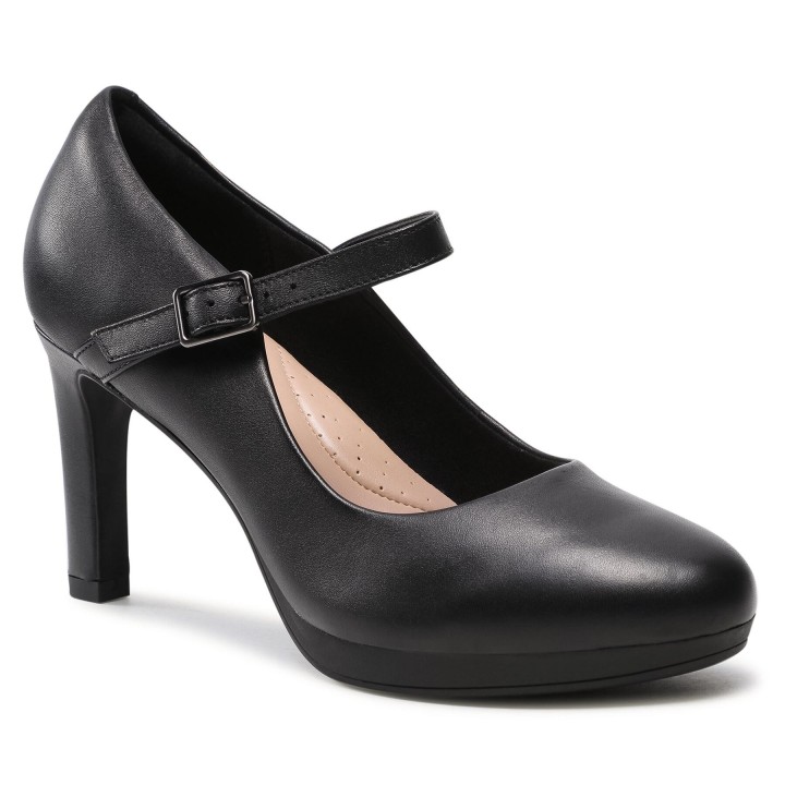 Halbschuhe Clarks Ambyr Shine 261577844 Schwarz