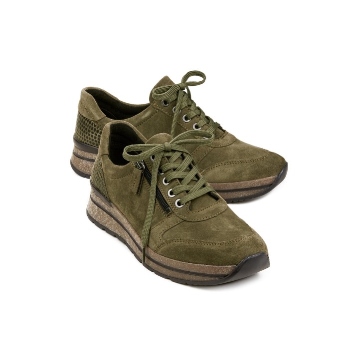 Reißverschluss-Sneaker Fußwarm