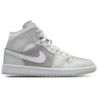 Jordan 1 Mid Damen Schuhe - Grau - Größe: 36.5 - Polyester - Foot Locker