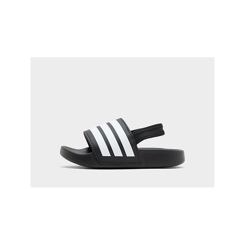 adidas Adilette Estrap Slides Infant - Black, Black