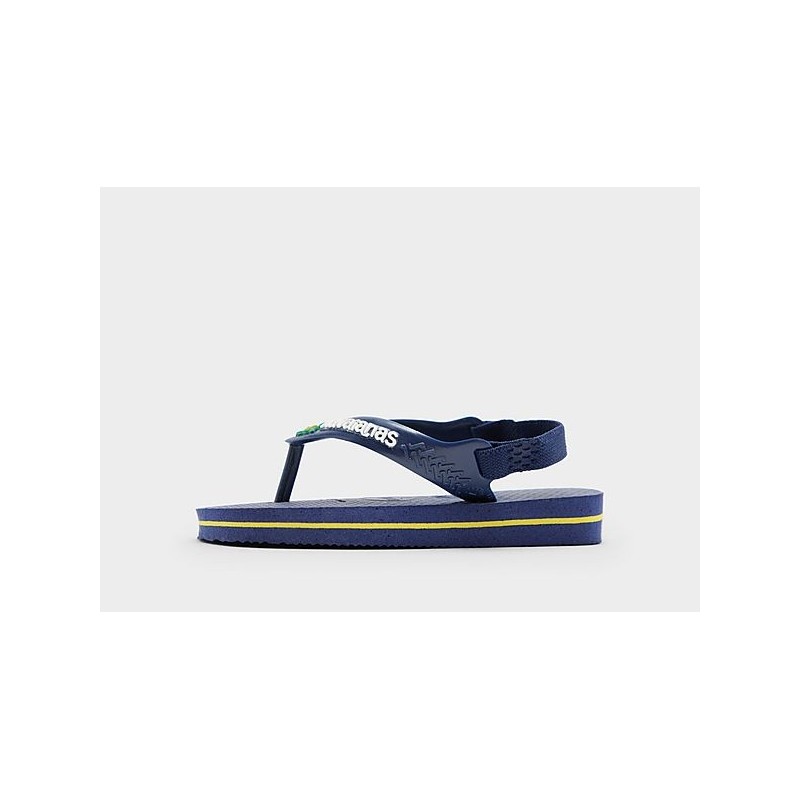 Havaianas Brasil Logo Flip Flops Baby - Blue - Kids, Blue