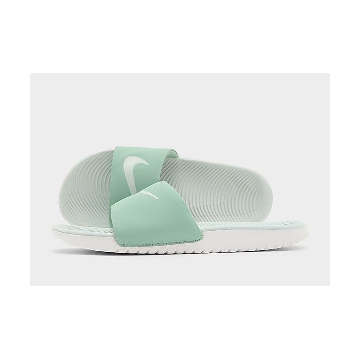 Nike Kawa Slides Kleinkinder - WHITE, WHITE