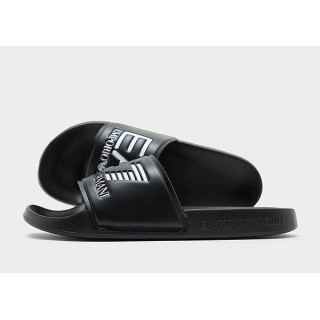 EA7 Emporio Armani Seaworld Slides Women's - Black - Womens, Black