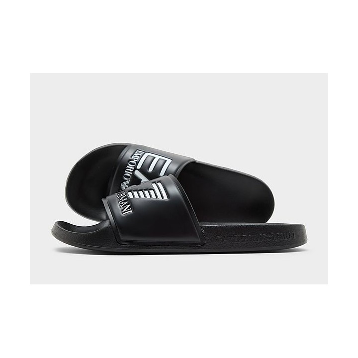 EA7 Emporio Armani Seaworld Slides Women's - Black - Womens, Black