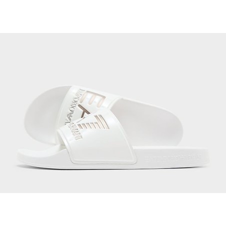 EA7 Emporio Armani Seaworld Slides Women's - White - Womens, White