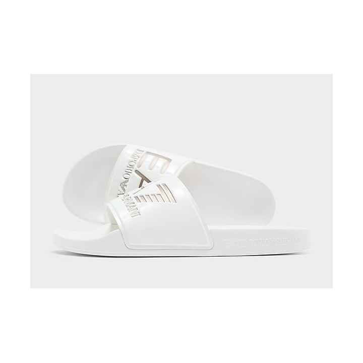EA7 Emporio Armani Seaworld Slides Women's - White - Womens, White