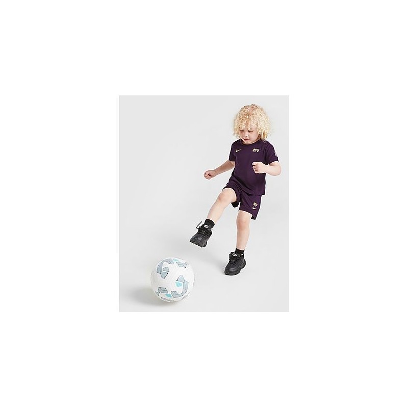 Nike Academy 25 Kylian Mbappe T-Shirt/Shorts Set Babys - Purple, Purple