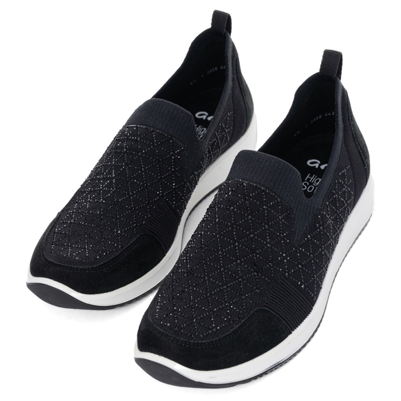 Ara Slipper "LISSABON", Freizeitschuh, Reha Schuh mit High Soft Dämpfung, G-Weite