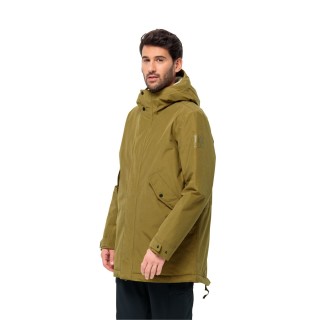 Jack Wolfskin Talforst Parka Men Wasserdichter Wintermantel Herren M green cottage