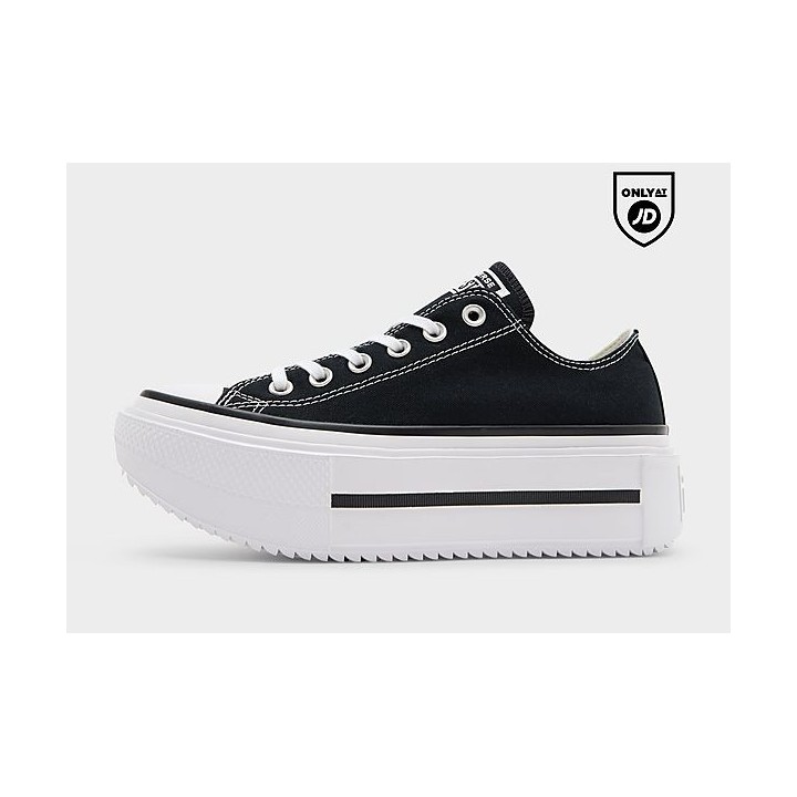 Converse Lift Ox Double Stack Women's - Black - Womens, Black