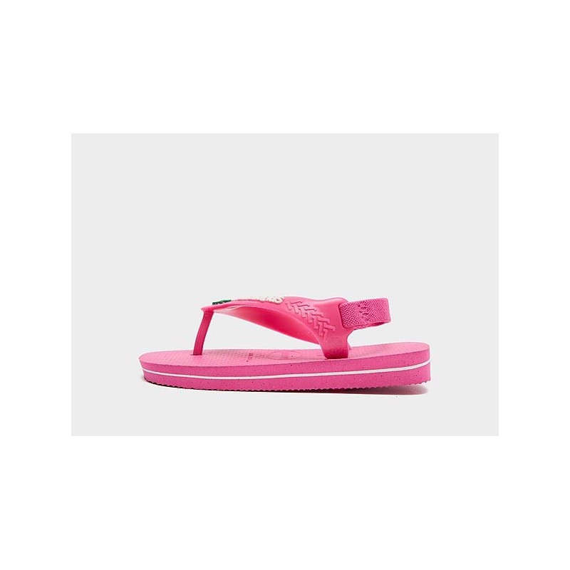 Havaianas Brasil Logo Flip Flops Baby - Pink - Kids, Pink