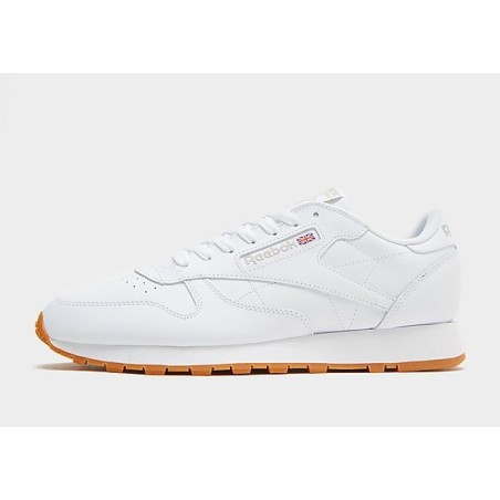 Reebok Classic Leather - Cloud White / Pure Grey 3 / Reebok Rubber Gum-03 - Womens, Cloud White / Pure Grey 3 / Reebok Rubber