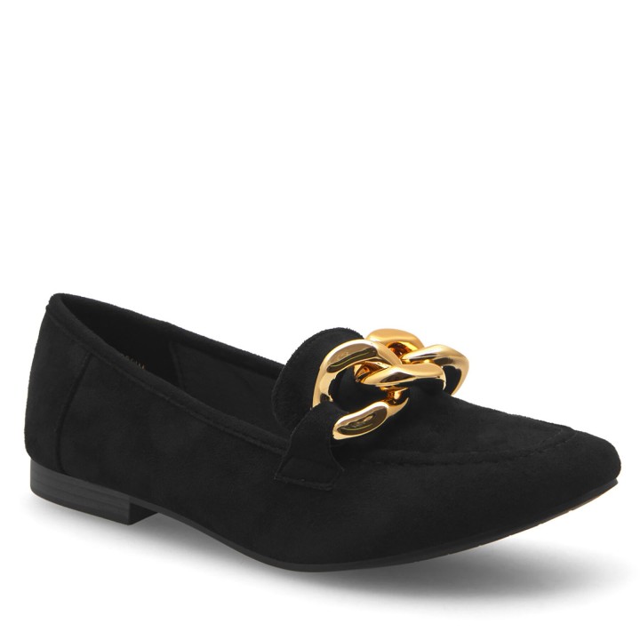 Halbschuhe DeeZee WS5560-10 Schwarz