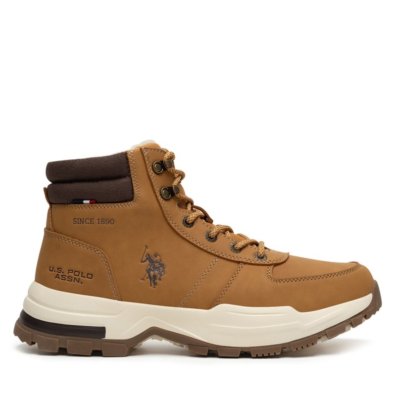Schnürschuhe U.S. Polo Assn. OSCAR001M/DYT1 Braun
