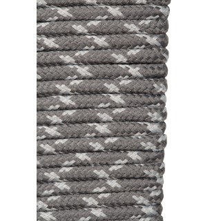 Runde, texturierte Stiefelschnürsenkel - 150 cm - Grau