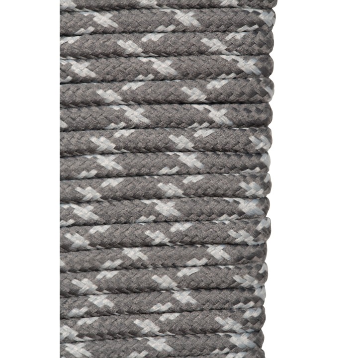 Runde, texturierte Stiefelschnürsenkel - 150 cm - Grau