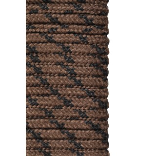 Runde, texturierte Stiefelschnürsenkel - 150 cm - Braun