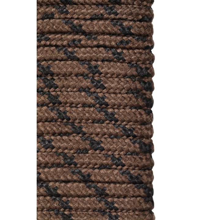 Runde, texturierte Stiefelschnürsenkel - 150 cm - Braun