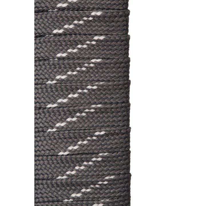 Flache Stiefelschnürsenkel - 150 cm - Grau