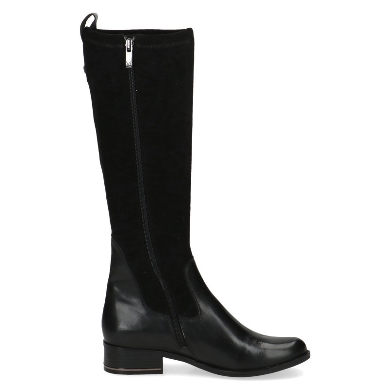 Caprice Stiefel, Blockabsatz, Langschaftstiefel, Businessstiefel, bequeme Weite