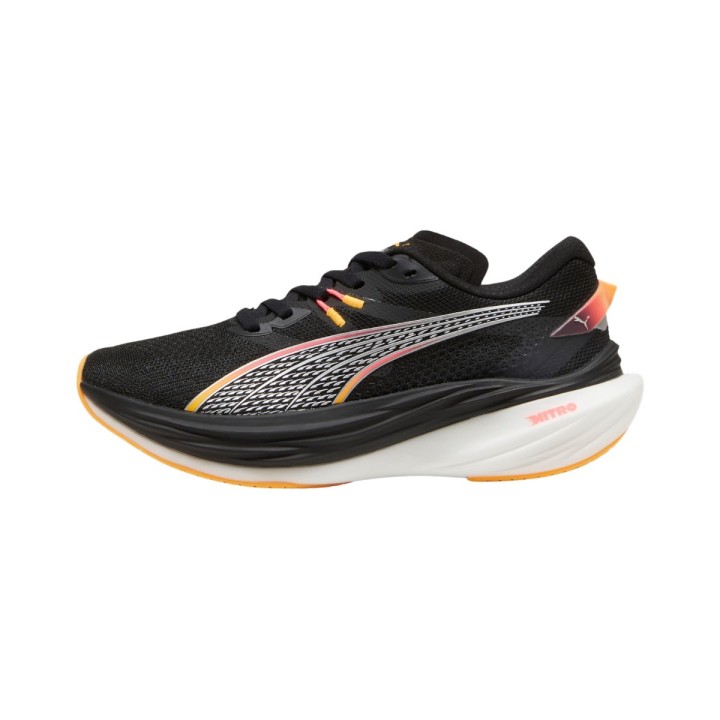 Schuhe Puma Deviate Nitro 3 Schwarz Orange  Damen, Größe 38 - EUR
