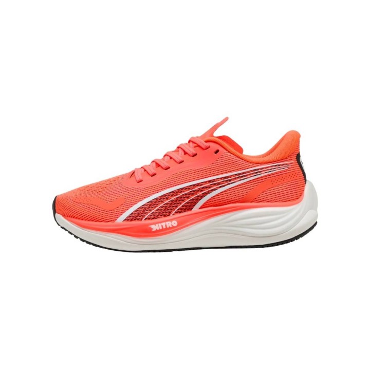 Puma Velocity Nitro 3 Rot Weiß SS25 Damen, Größe 37 - EUR