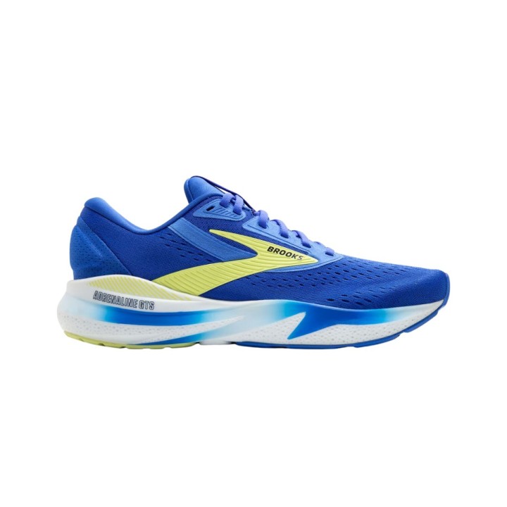 Brooks Adrenaline GTS 24 Schuhe Blau Gelb SS25, Größe 41 - EUR