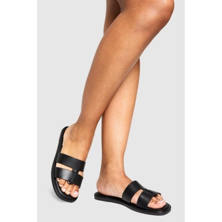 Gewebte Mule-Sandalen - Black - 40, Black
