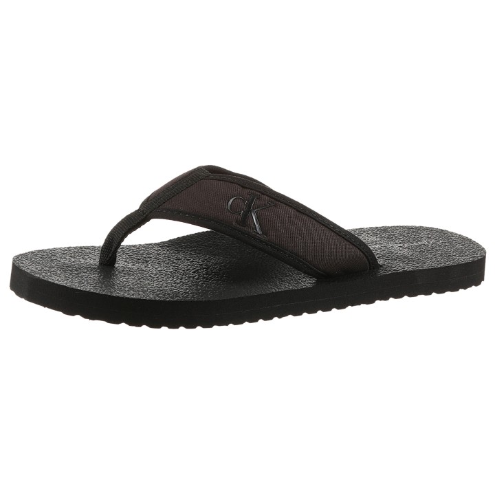 Calvin Klein Jeans Zehentrenner "THONG+ CV", Sommerschuh, Strandschuh, Badeschuh, Schlappen mit weichem Zehensteg
