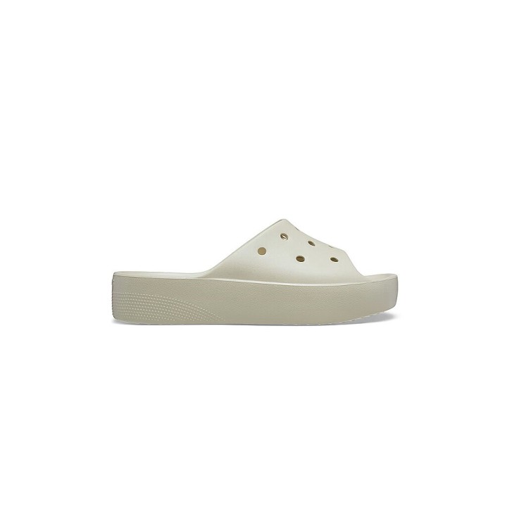CROCS Badepantoffel Classic Platform Slide beige | 39-40