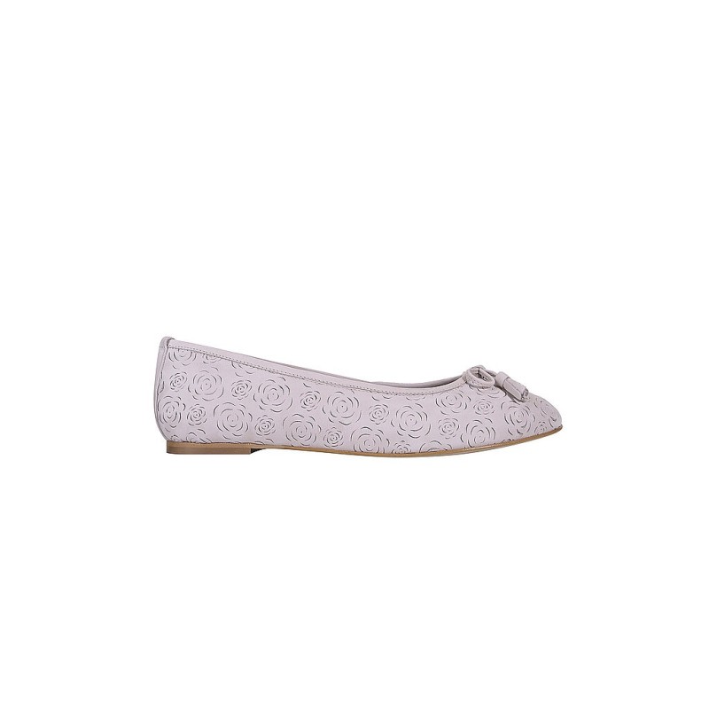 DIRNDL & BUA Trachtenschuhe - Ballerinas beige | 37