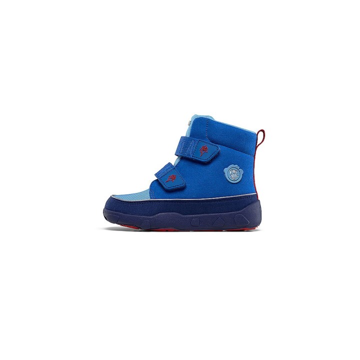 AFFENZAHN Kinder Winterstiefel COMFY HAI blau | 21