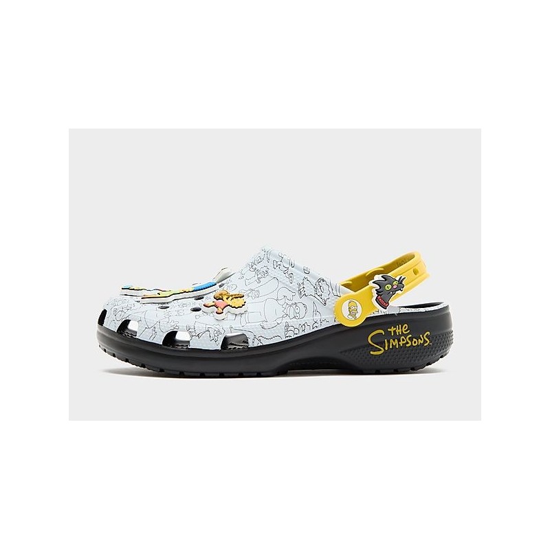 Crocs x The Simpsons Classic Clog - White - Mens, White