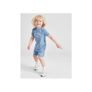 New Balance Arch Logo T-Shirt/Shorts Set Infant - Blue, Blue