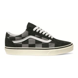 Vans Sneaker - Old Skool Mono Checkerboard - EU41 bis EU47 - für Männer - Größe EU41 - schwarz/grau